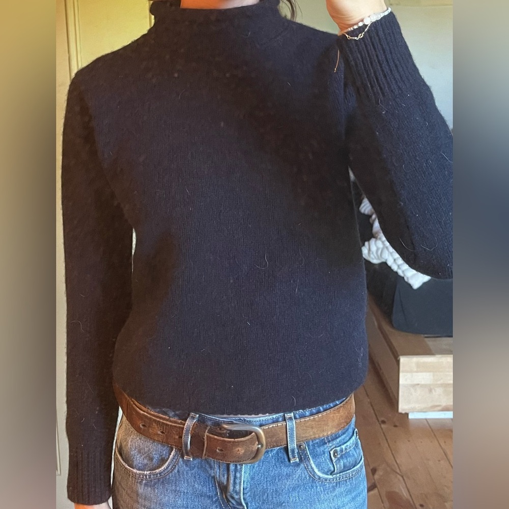 J. Crew Black Turtleneck Sweater